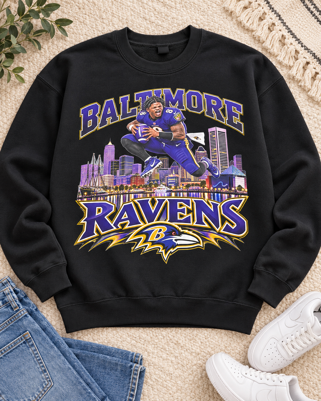 Maryland Football Cityline Sweatshirt